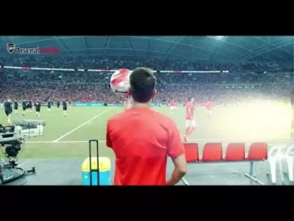 Video: Showing some skills in Arsenal training | Mesut Özil